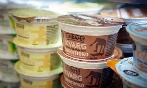Lindahls kvarg med chokladbollssmak, utan tillsatt socker. Perfekt för en snabb frukost eller mellanmål, liknande grekisk yoghurt.